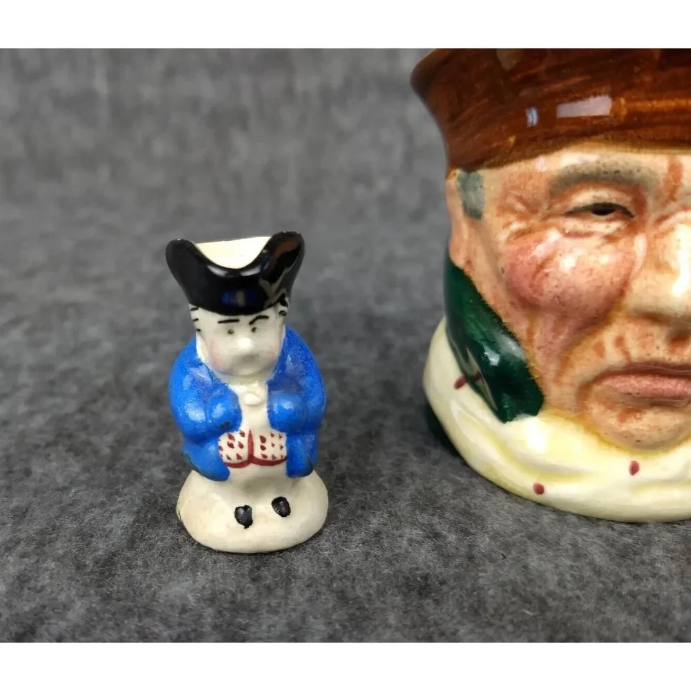 Toby Mug & 2 Miniatures Lancaster Sandland Hand Painted in England Vintage 1949+
